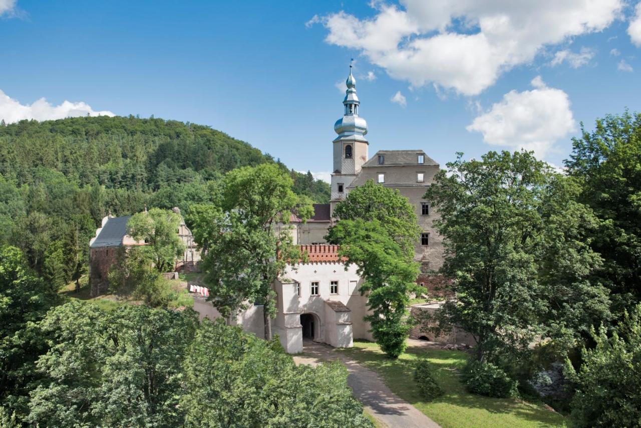 Zamek Sarny - Schloss Scharfeneck Kłodzko Esterno foto